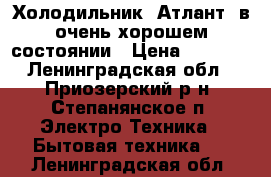 Холодильник “Атлант“ в очень хорошем состоянии › Цена ­ 5 000 - Ленинградская обл., Приозерский р-н, Степанянское п. Электро-Техника » Бытовая техника   . Ленинградская обл.